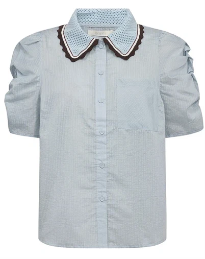 Gossia - AllyGo Bluse - Light Blue